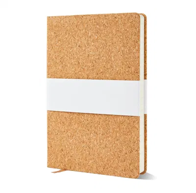 Cork Sketch Notebook Notebooks with Pocket, Pen Loop Holder