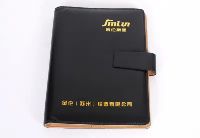 Waterproof Custom Sheet Daily Office Supplier Agenda Pocket Planner Diary Loose Leaf Magnet PU Leather Notebook Set